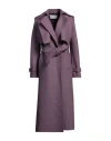 Harris Wharf London Woman Coat Light Purple Size 6 Virgin Wool