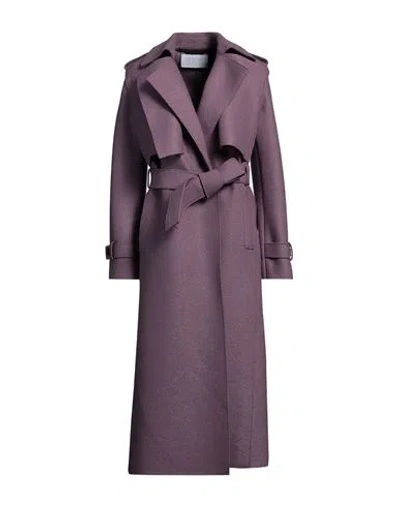 Harris Wharf London Woman Coat Light Purple Size 6 Virgin Wool