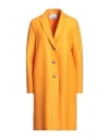 Harris Wharf London Woman Coat Mandarin Size 8 Virgin Wool