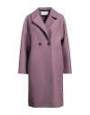 Harris Wharf London Woman Coat Mauve Size 4 Virgin Wool In Purple