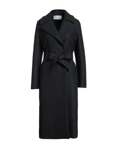 Harris Wharf London Woman Coat Midnight Blue Size 12 Virgin Wool