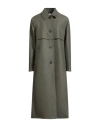Harris Wharf London Woman Coat Military Green Size 8 Virgin Wool In Green