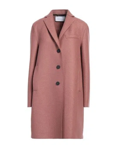 Harris Wharf London Woman Coat Pastel Pink Size 8 Virgin Wool