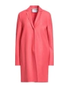Harris Wharf London Woman Coat Pink Size 12 Virgin Wool In Pink