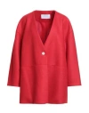 Harris Wharf London Woman Coat Red Size 8 Virgin Wool In Red