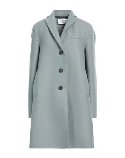 Harris Wharf London Woman Coat Sage Green Size 8 Virgin Wool
