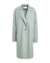 Harris Wharf London Woman Coat Sage Green Size 10 Virgin Wool, Cashmere In Green