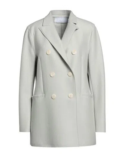 Harris Wharf London Woman Coat Sage Green Size 8 Virgin Wool
