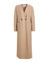 Harris Wharf London Woman Coat Sand Size 2 Virgin Wool