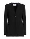 Harris Wharf London Woman Jacket Black Size 8 Viscose, Polyamide
