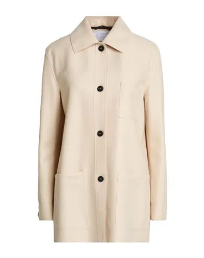 Harris Wharf London Woman Jacket Cream Size 4 Virgin Wool In Neutral