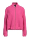 Harris Wharf London Woman Jacket Fuchsia Size 6 Virgin Wool In Pink