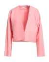 Harris Wharf London Woman Jacket Pink Size 8 Virgin Wool In Pink