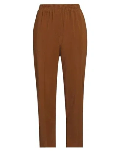 Harris Wharf London Woman Pants Camel Size 6 Polyester, Elastane In Beige