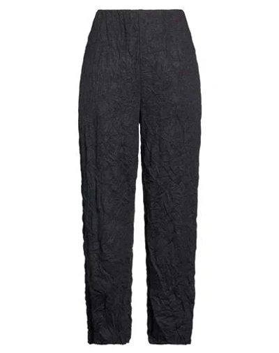 Harris Wharf London Woman Pants Charcoal Size 6 Virgin Wool, Polyamide In Multi