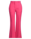 Harris Wharf London Woman Pants Fuchsia Size 8 Viscose, Polyamide, Elastane In Pink