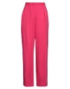 Harris Wharf London Woman Pants Fuchsia Size 8 Viscose, Polyamide, Elastane In Pink