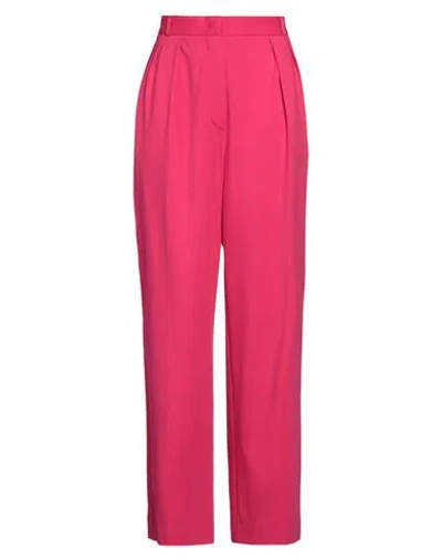 Harris Wharf London Woman Pants Fuchsia Size 8 Viscose, Polyamide, Elastane In Pink