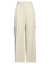 Harris Wharf London Woman Pants Ivory Size 4 Viscose, Polyamide, Elastane In White