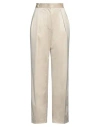 Harris Wharf London Woman Pants Ivory Size 4 Polyester In White