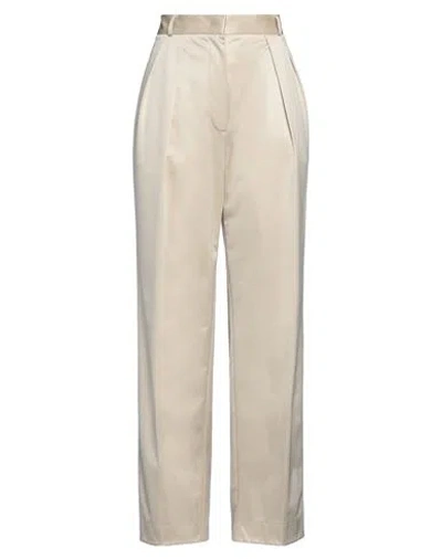 Harris Wharf London Woman Pants Ivory Size 4 Polyester In White