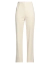 Harris Wharf London Woman Pants Ivory Size 4 Viscose, Polyamide, Elastane In White