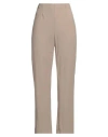 Harris Wharf London Woman Pants Khaki Size 10 Viscose, Polyamide In Beige