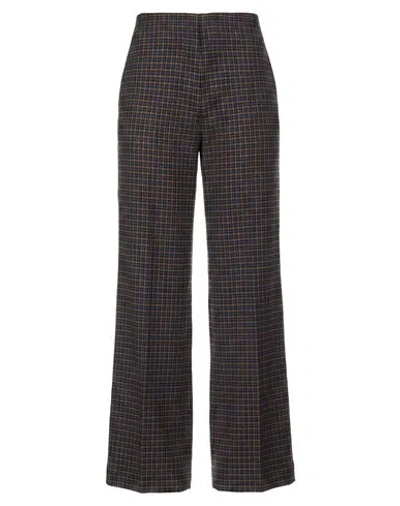 Harris Wharf London Woman Pants Midnight Blue Size 6 Cotton, Virgin Wool