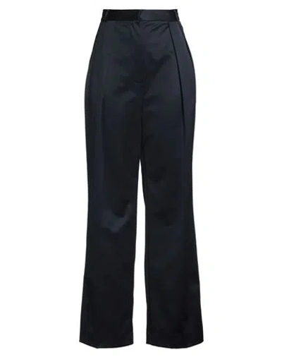 Harris Wharf London Woman Pants Midnight Blue Size 8 Polyester