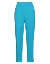 Harris Wharf London Woman Pants Turquoise Size 4 Viscose, Polyamide, Elastane In Blue