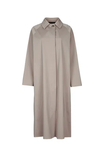 Harris Wharf London Women Balmacaan Light Technic In Brown