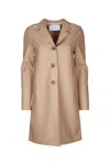 Harris Wharf London Women Boxy Coat Light Pressed Wool In Neutral