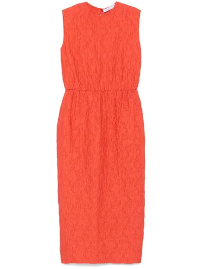 HARRIS WHARF LONDON HARRIS WHARF LONDON WOMEN COTTON LONG DRESS