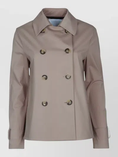 Harris Wharf London Women Cropped Trench Coat Light Tech In Neutral