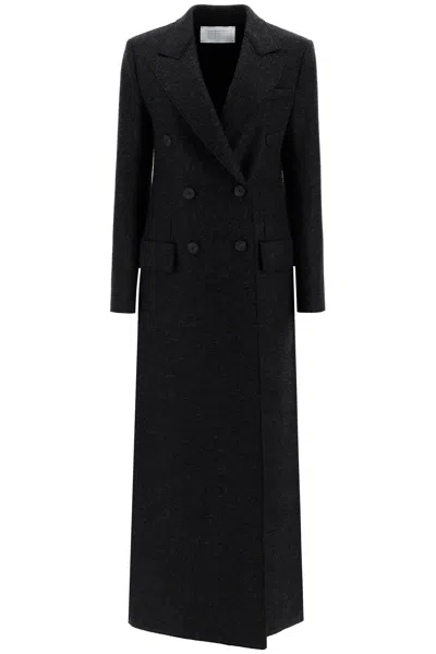 HARRIS WHARF LONDON HARRIS WHARF LONDON WOMEN'S DOUBLE-BREASTED PRESSED WOOL COAT