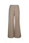 Harris Wharf London Women Flared Trousers Rayon