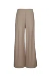 Harris Wharf London Women Flared Trousers Rayon In Dove
