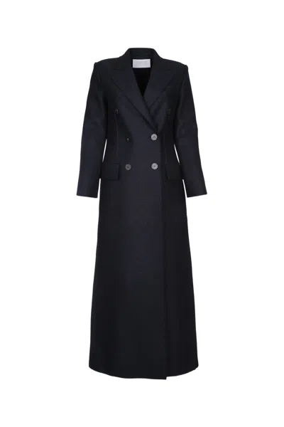 HARRIS WHARF LONDON HARRIS WHARF LONDON WOMEN LONG DOUBLE BREASTED TAILORED COAT PRESSED W