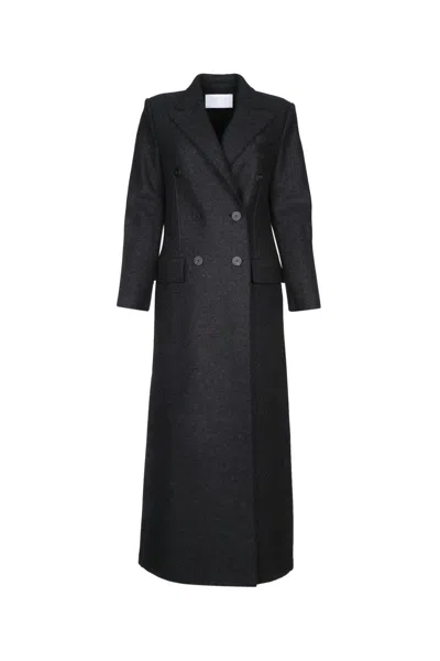 HARRIS WHARF LONDON HARRIS WHARF LONDON WOMEN LONG DOUBLE BREASTED TAILORED COAT PRESSED W