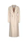 Harris Wharf London Women Women Long Maxi Coat Pressed Wool In Multi