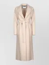 Harris Wharf London Women Women Long Maxi Coat Pressed Wool In Neutral