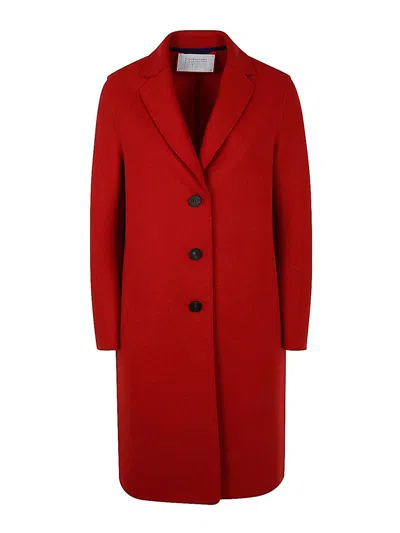 Harris Wharf London Women Overcoat Pressed Wool In Red