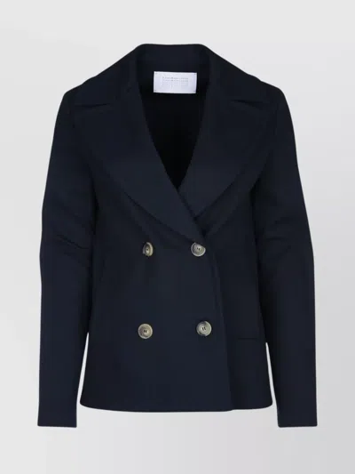 HARRIS WHARF LONDON WOMEN PEACOAT CRAFTED LORO PIANA FABRIC
