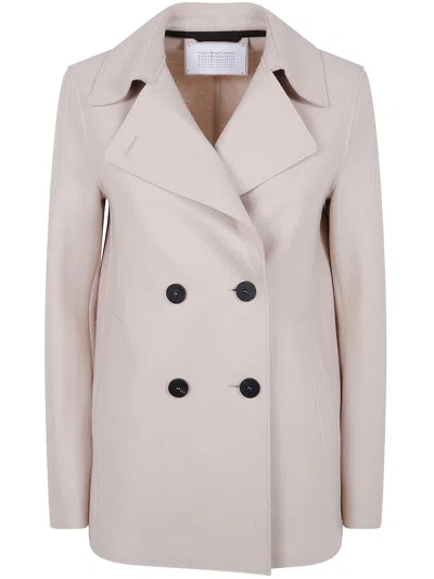 Harris Wharf London Women Peacoat Pressed Wool In Neutral