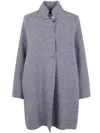 Harris Wharf London Women Raglan Cape Boiled Wool In Gray