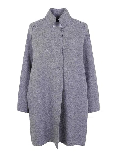 Harris Wharf London Women Raglan Cape Boiled Wool In Grey