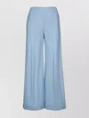 Harris Wharf London Women Flared Trousers Rayon In Blue