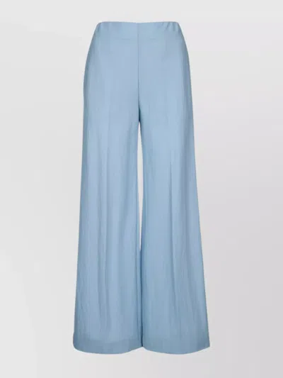 HARRIS WHARF LONDON WOMEN'S RAYON FLARED TROUSERS