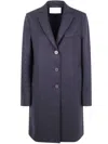 Harris Wharf London Women Topcoat Pressed Wool In Blue