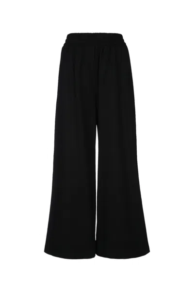 Harris Wharf London Women Palazzo Jogging Trousers Rayon In Black